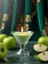 Green Apple Fresh – Scented Soy Candle